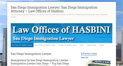 Desktop Screenshot of immigrationlawyer-sandiego.com