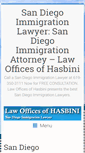 Mobile Screenshot of immigrationlawyer-sandiego.com